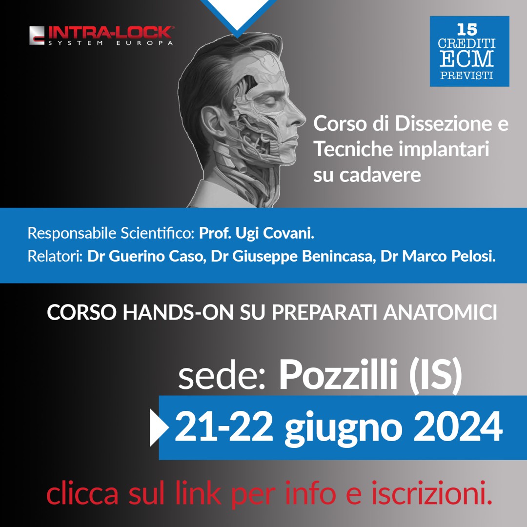 Corso di Dissezione e Tecniche implantari su cadavere