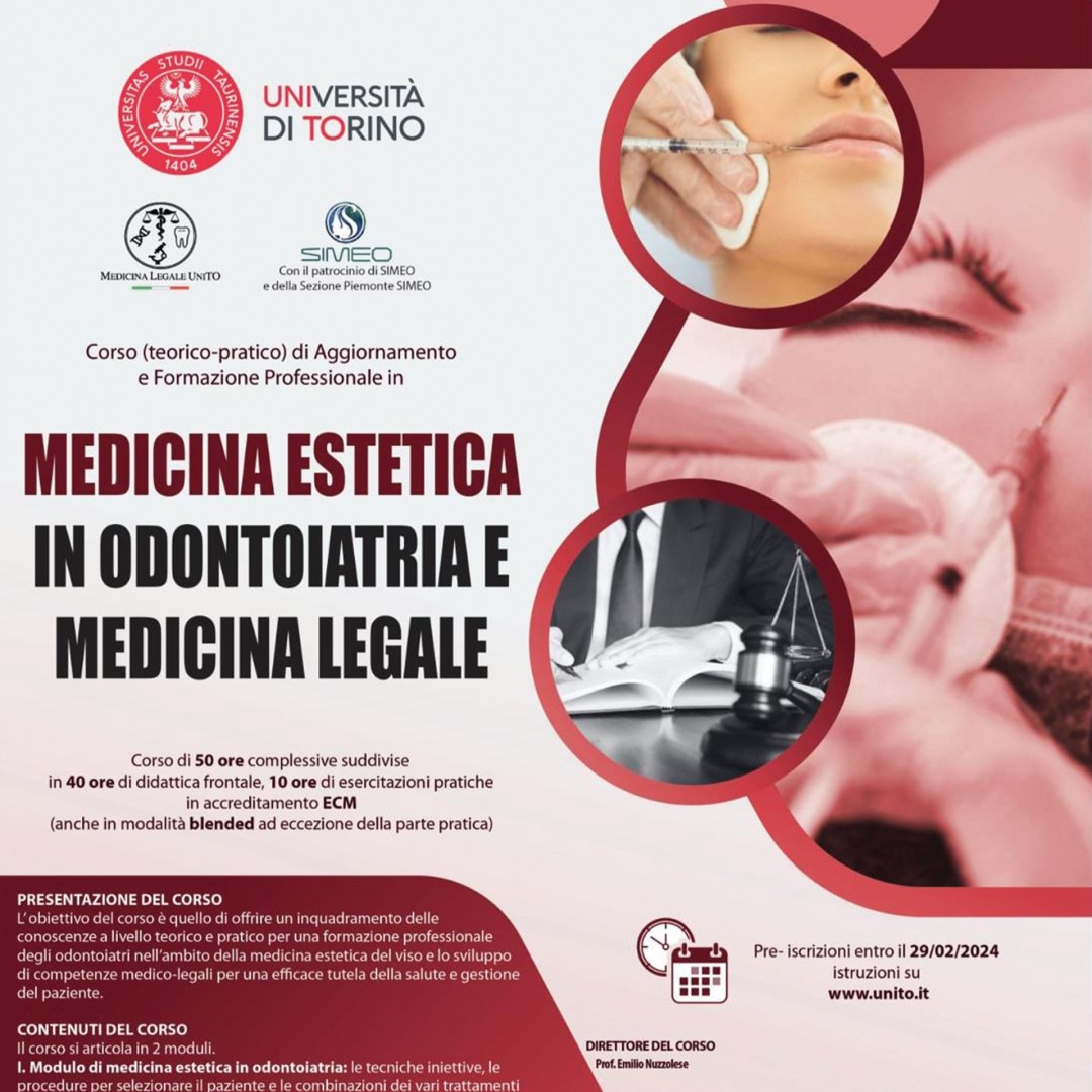 Master di Medicina estetica in odontoiatria